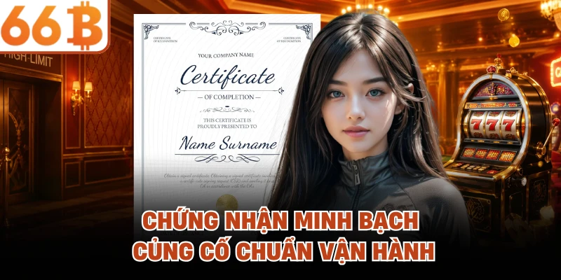 Chứng nhận minh bạch củng cố chuẩn vận hành